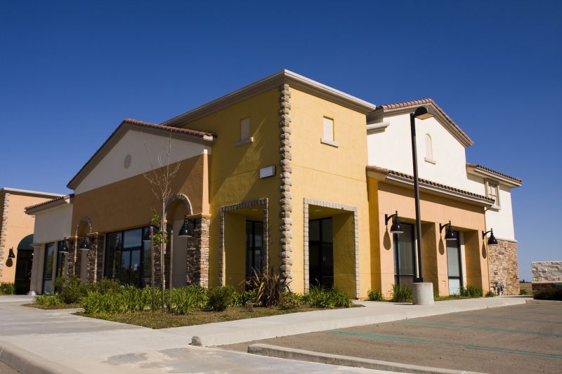 Commercial Building Stucco Finish